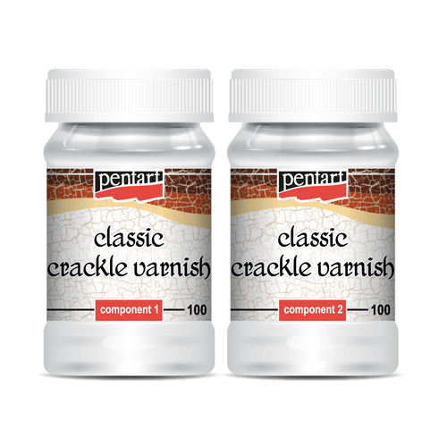 Crackle Varnish Classic 2 Components Set