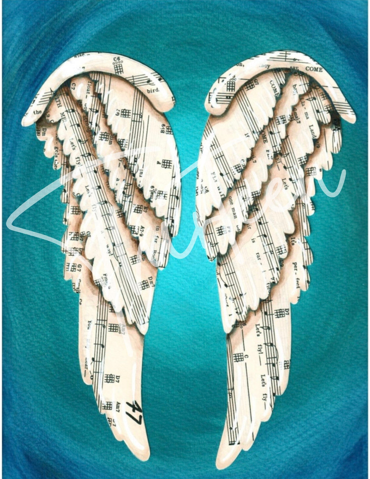 "Earth Angel" Decoupage Paper