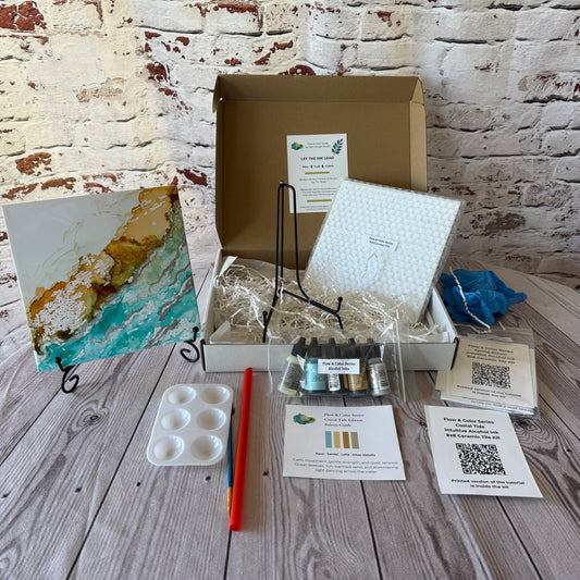 Flow & Color Series - Coastal Tide Edition 8x8 Ceramic Tile Training Kit
