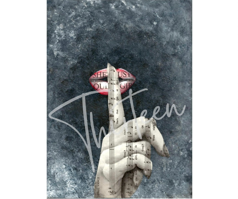 "Secrets" Decoupage Paper