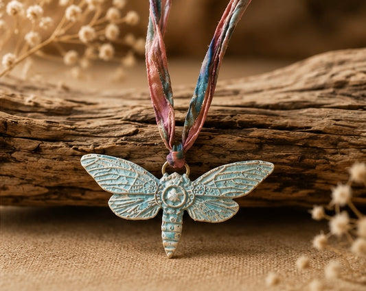 Blue Dragonfly Necklace