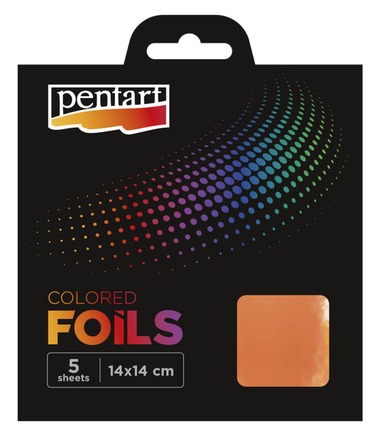 Colored Foil Sheets 5 Sheets Pack