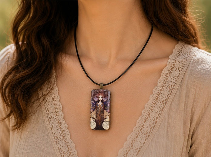The Dream Keeper Domino Necklace