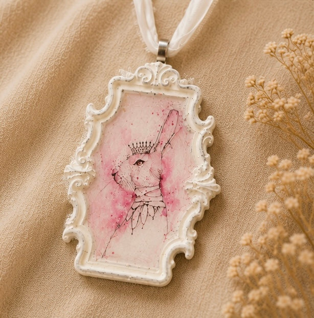 Crowned Rabbit Necklace