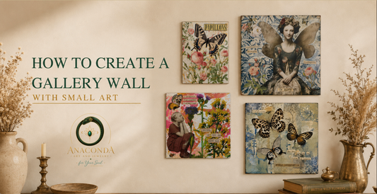 How to Create a Gallery Wall with Small Art