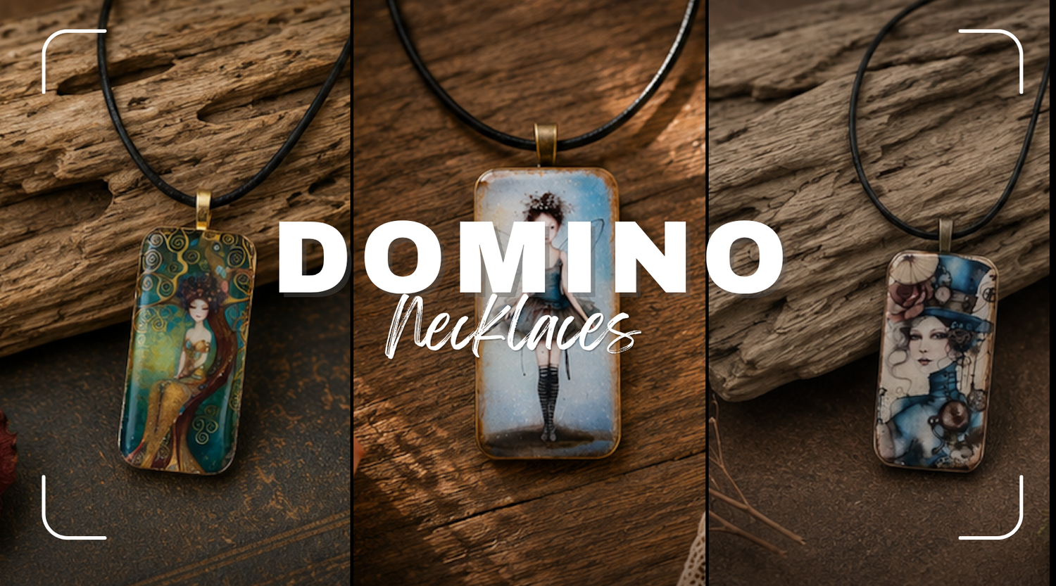 Domino Necklaces