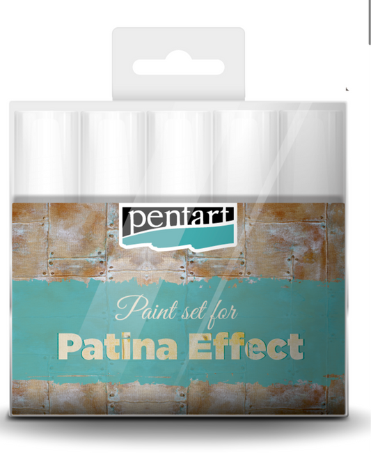 Pentart Patina Effect  Acrylic Paint Set