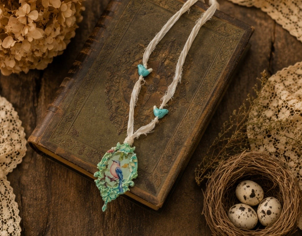 Bird on a Branch Necklace