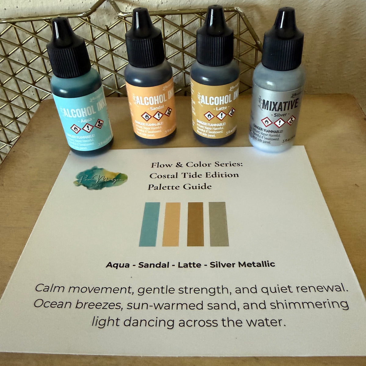Flow & Color Series - Coastal Tide Edition Notecard Training Kit