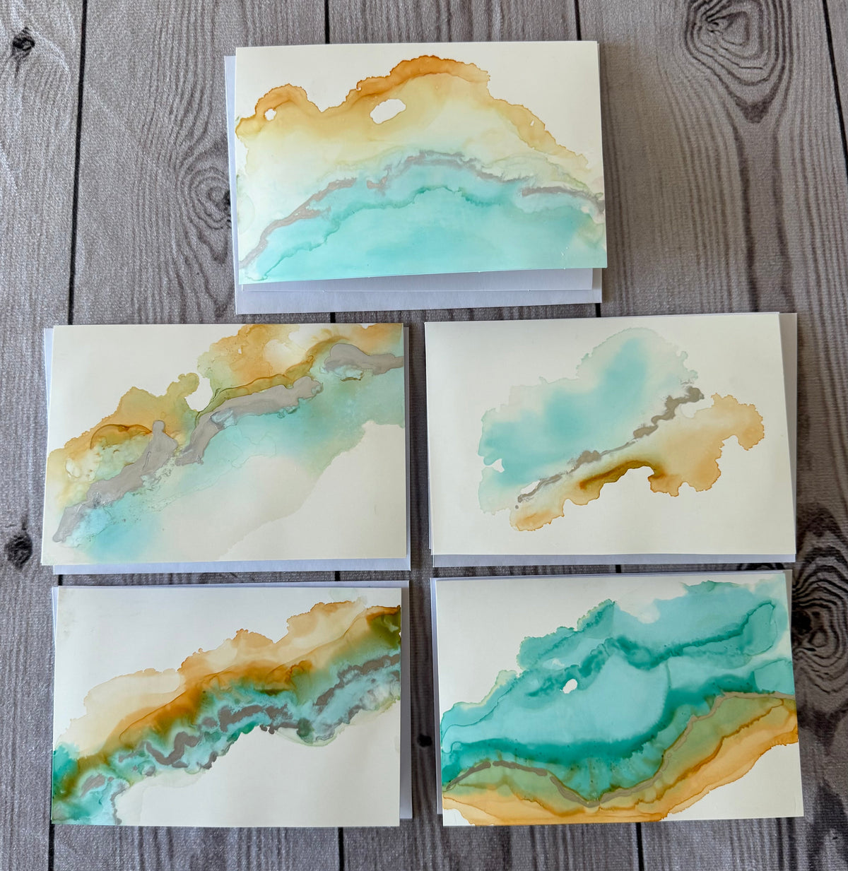 Flow & Color Series - Coastal Tide Edition Notecard Training Kit