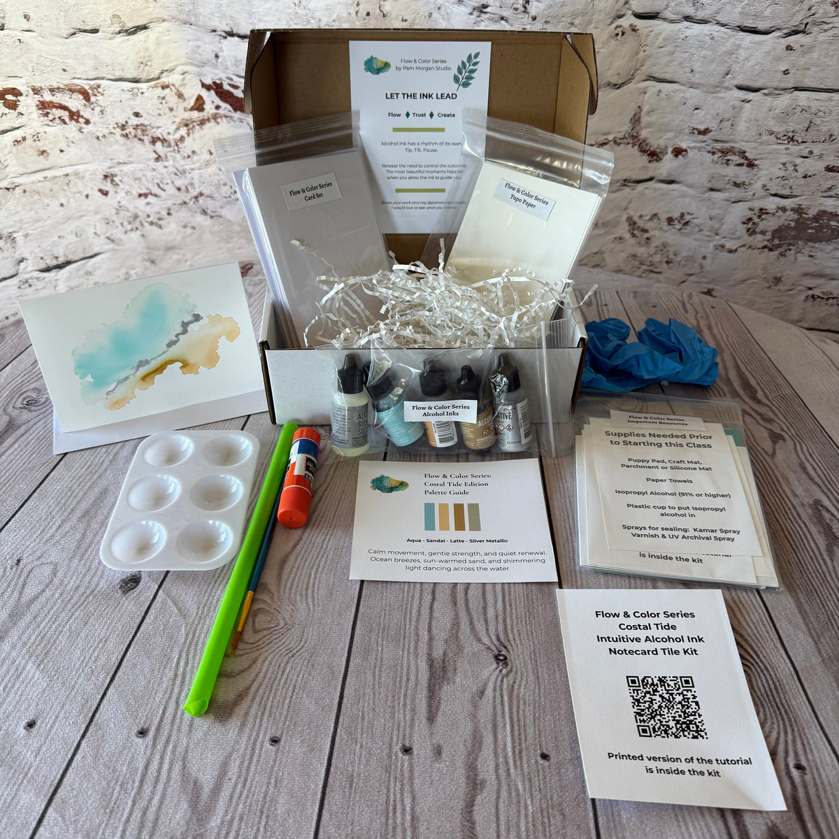 Flow & Color Series - Coastal Tide Edition Notecard Training Kit