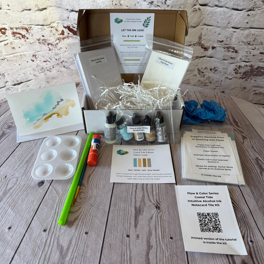 Flow & Color Series - Coastal Tide Edition Notecard Training Kit