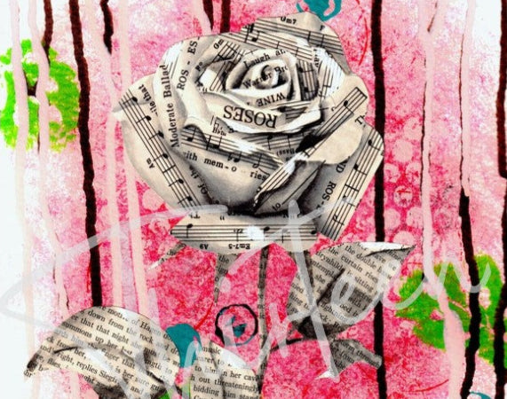 "Rose Tattoo" Decoupage Paper