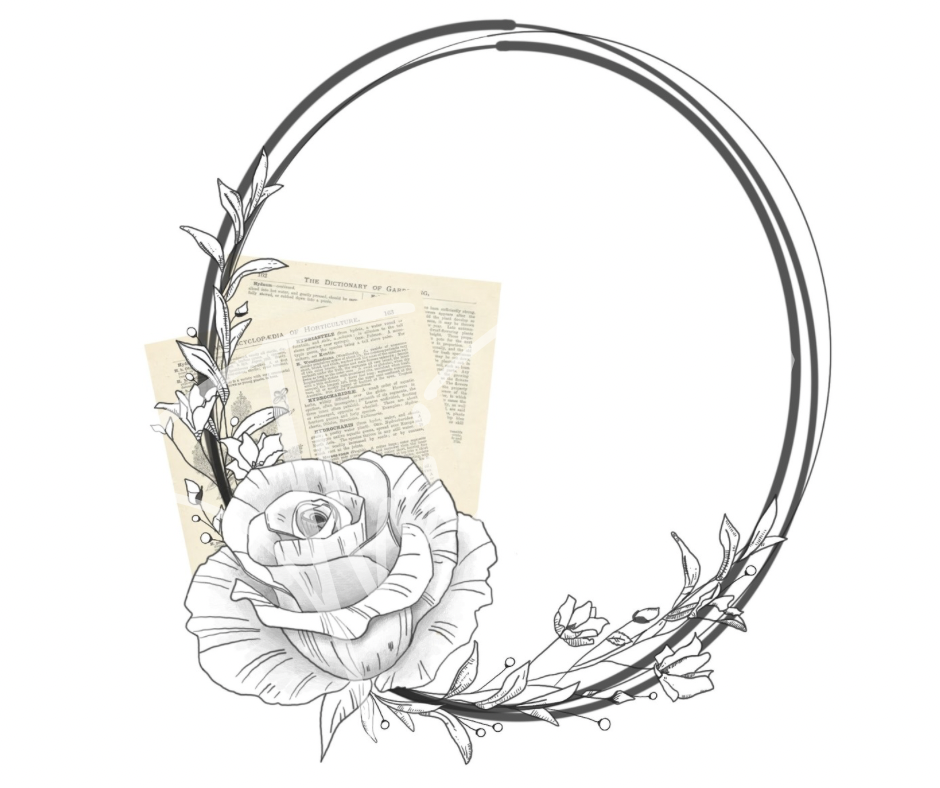"The Rose (Right)" Decoupage Paper