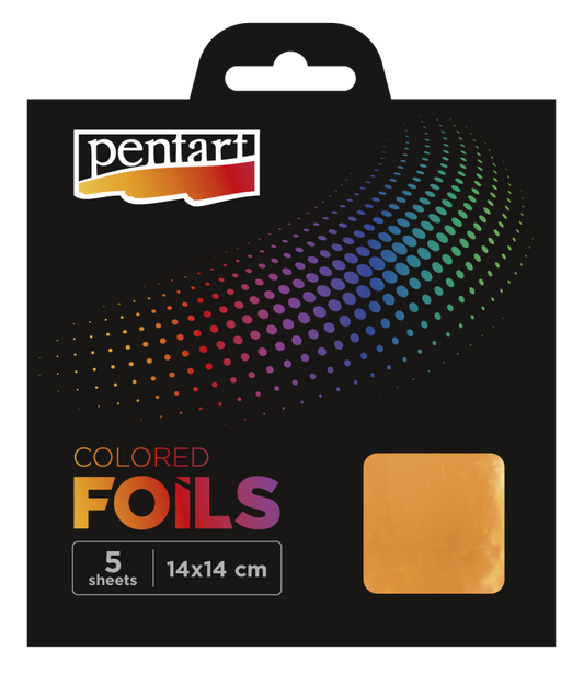 Colored Foil Sheets 5 Sheets Pack