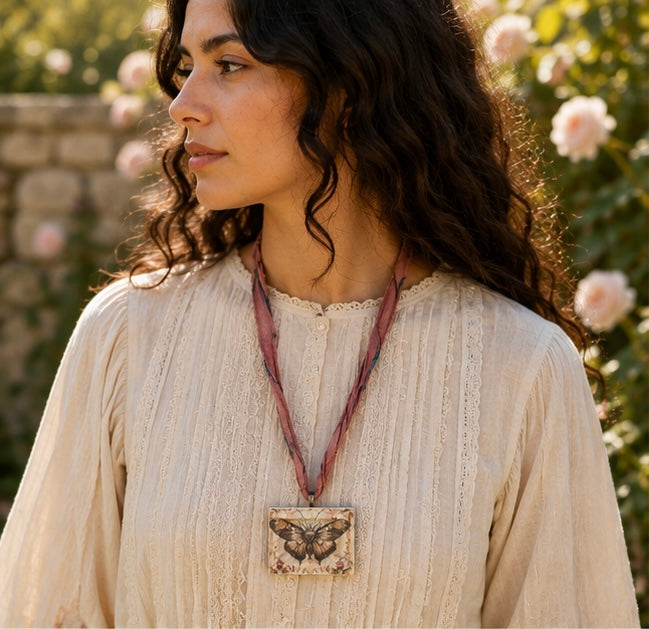 Butterfly Frame Necklace