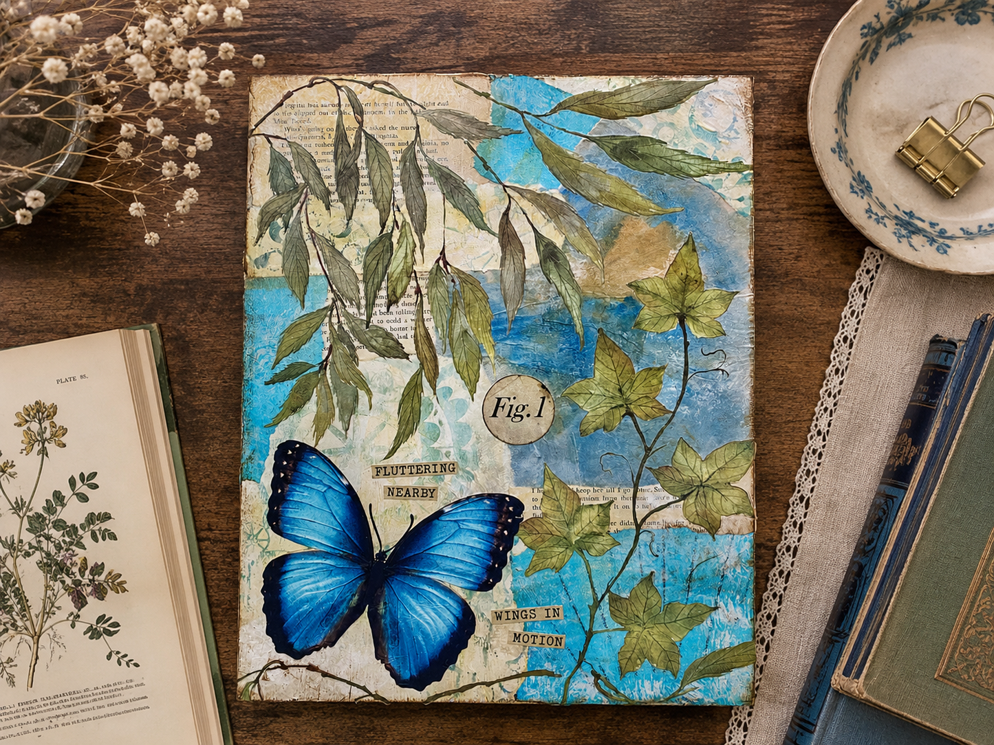 Fluttering Nearby, Wings in Motion