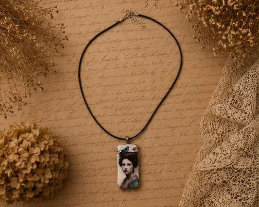 The Bird Whisperer Domino Necklace