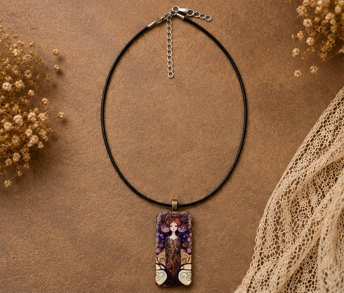 The Dream Keeper Domino Necklace