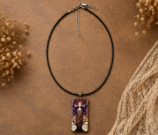 The Dream Keeper Domino Necklace