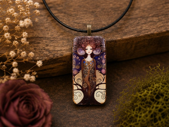 The Dream Keeper Domino Necklace