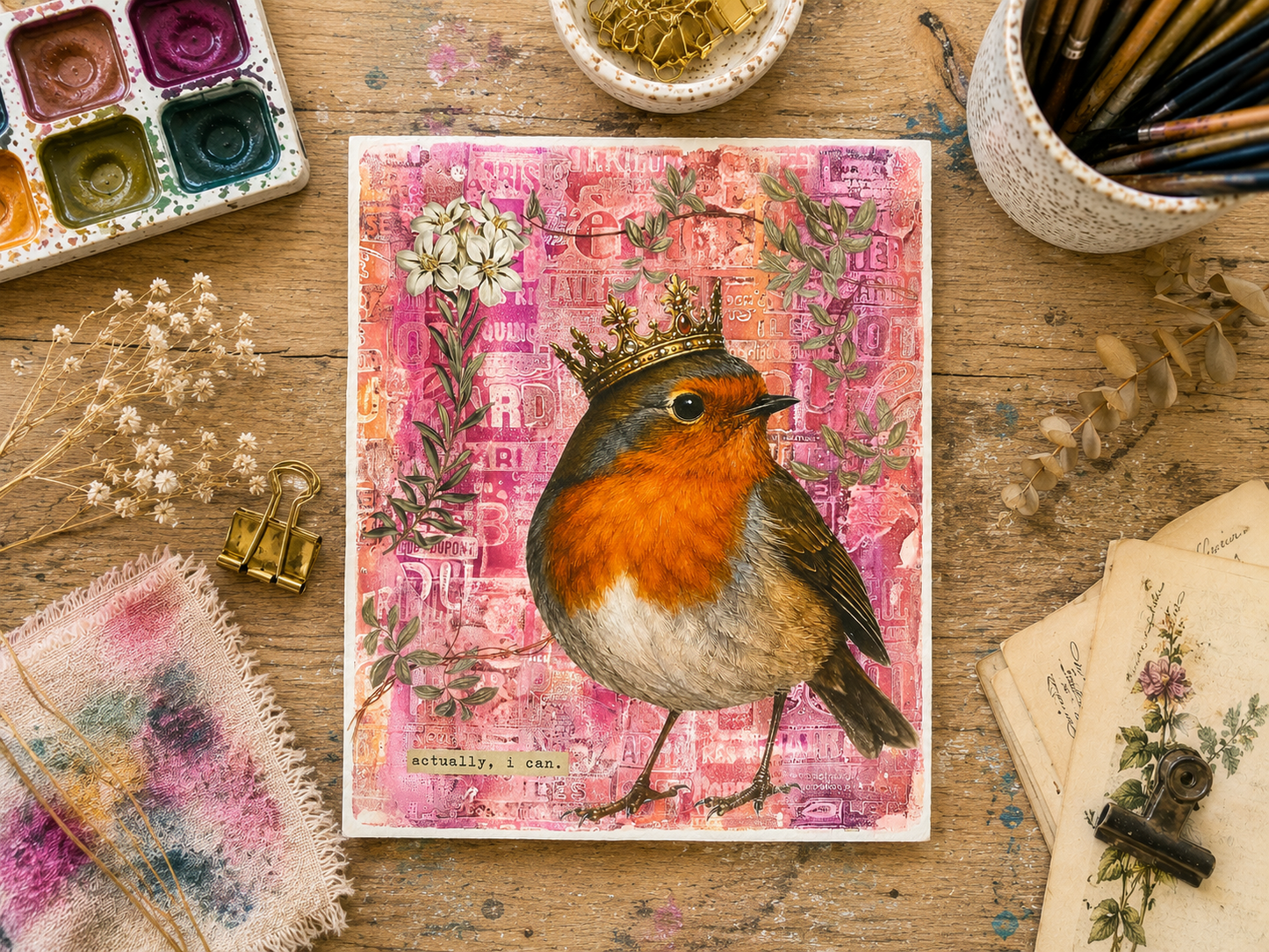 Actually, I Can – Robin Queen Collage