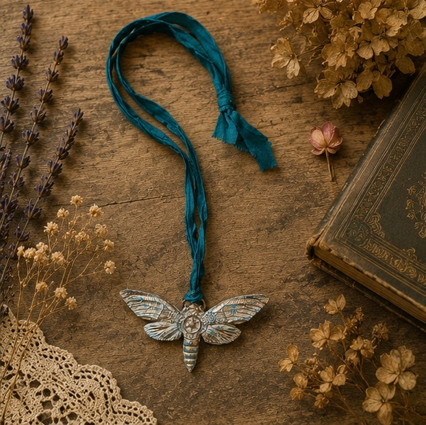 Steampunk Dragonfly Statement Necklace